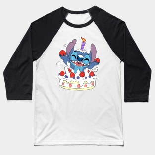 Happy Birthday Stitch Baseball T-Shirt